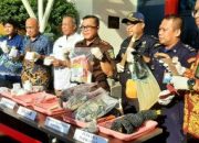 Kejari Banggai Musnahkan Puluhan Barang Bukti Hasil Kejahatan