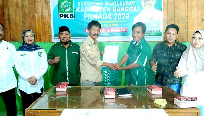 Desk Pilkada PKB Banggai, Terima Pengembalian Berkas Pendaftaran Sulianti Murad