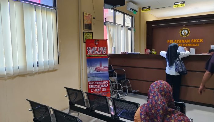 Mendapat Respon Positif Dari Pemohon SKCK, Kasat Intelkam Polres Banggai: Asalkan Berkas Lengkap 5 menit Jadi