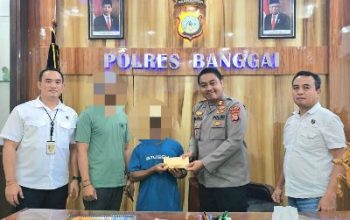Polres Banggai Bantu Keluarga Korban Kekerasan Seksual Anak Dibawah Umur