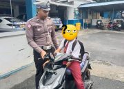 Satlantas Polres Banggai Gelar Operasi Patuh Tinombala 2024, Temukan Anak SD Naik Motor Tanpa Helm