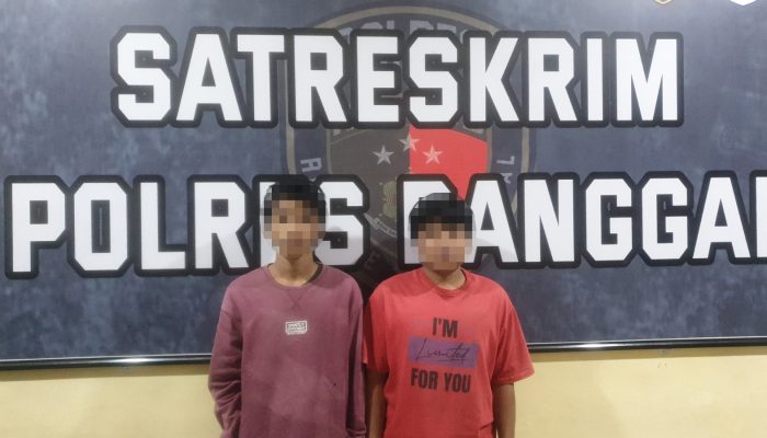 Dua Pemuda di Luwuk Timur Dibekuk Polisi Usai Aniaya Empat Siswa Saat Pawai Obor