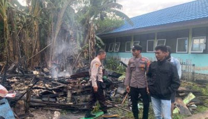 Tragis! Pria di Desa Montop Meninggal Terjebak dalam Kobaran Api di Rumahnya