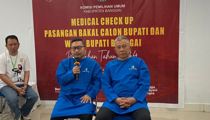 Paslon AT-FM Terakhir Jalani Pemeriksaan Kesehatan di RSUD Luwuk