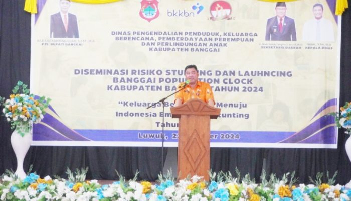 Dinas P2KB-P3A Gelar Diseminasi Risiko Stunting dan Launching Banggai Population Clock 2024