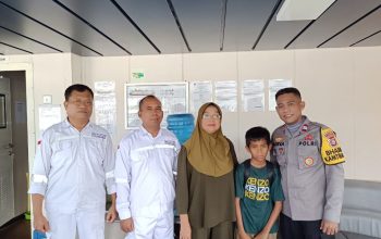 Polsek Luwuk Gerak Cepat Temukan Bocah 10 Tahun Yang di Laporkan Hilang