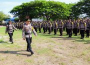 Apel Serpas Pengaman TPS, Wakapolres Banggai Ingatkan Netralitas Harga Mati