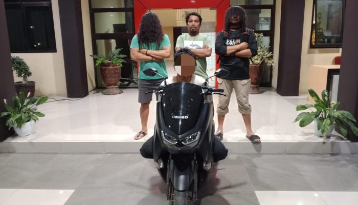 Dalam Waktu Kurang dari 24 Jam, Resmob Polres Banggai Tangkap Pelaku Curanmor di Maahas