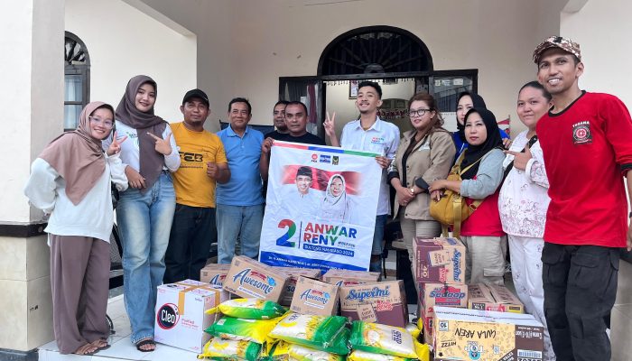 Relawan BERANI Salurkan Bantuan untuk Korban Kebakaran Pasar Sentral Luwuk