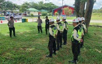 Sambang Perusahaan, Kapolsek Batui Beri Himbauan Security JOB Tomori