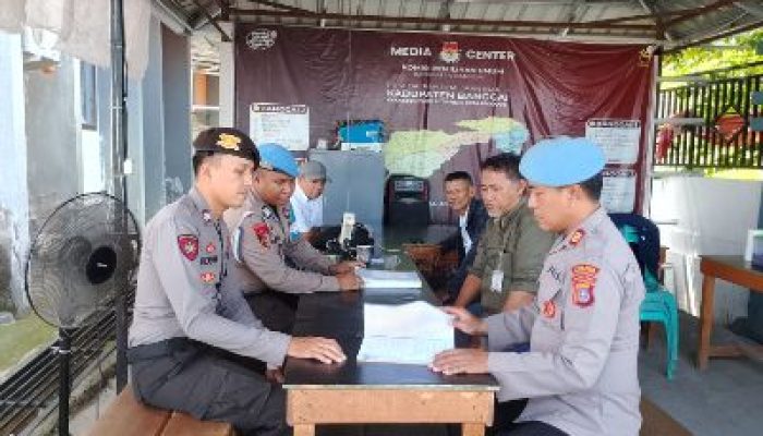 Jelang Putusan MK, Polres Banggai Siagakan Personel Amankan KPUD