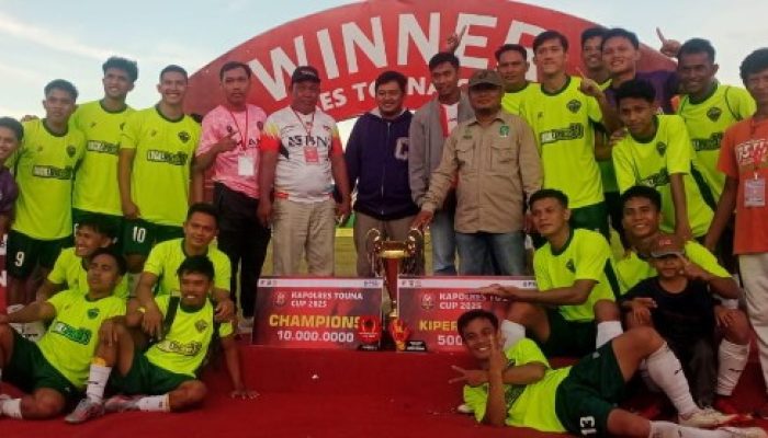 Lucky 99 FC Raih Juara Satu Pada Open Turnamen Kapolres Cup, Gamarudin Sebut, ini hasil Kerjasama Tim