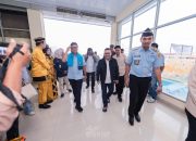 Bupati Banggai Sambut Kedatangan Menteri Kesehatan RI di Bandara Syukuran Aminudin Amir