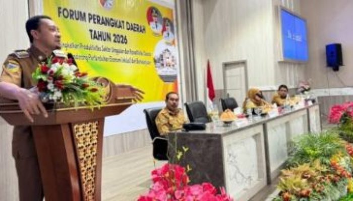 Bupati Touna Ilham Lawidu, Buka Kegiatan Forum Perangkat Daerah