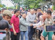 Tiba di Luwuk Rombongan Bupati dan Wakil Bupati Banggai Disambut Antusias Masyarakat