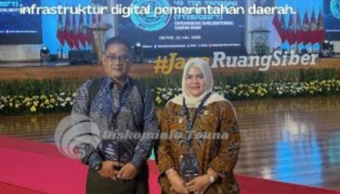 Wabup Touna Hj. Surya, Hadiri Pengukuhan TTIS Oleh BSSN Di Bojongsari Kota Depok