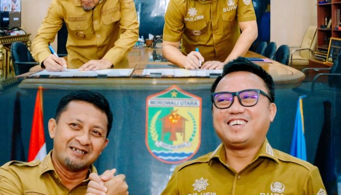 Batas Wilayah Administrasi Touna – Morowali Utara Capai Kespakatan, Berita Acara Resmi Di Tandatangani Kedua Kepala Daerah