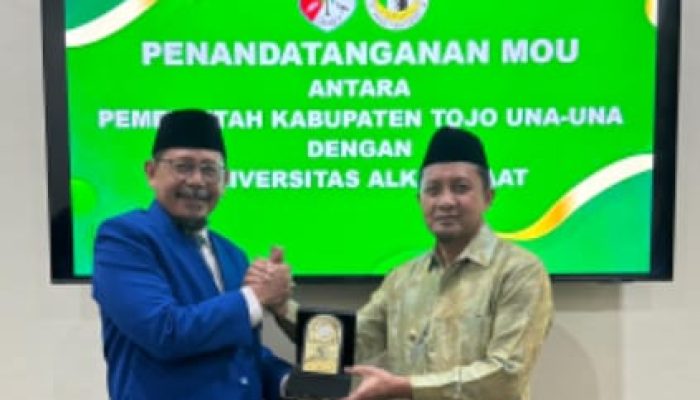 Perluas Akses Pendidikan Tinggi Di Touna, Bupati Ilham Lawidu Bersama Unisa Palu Tandatangani MOU