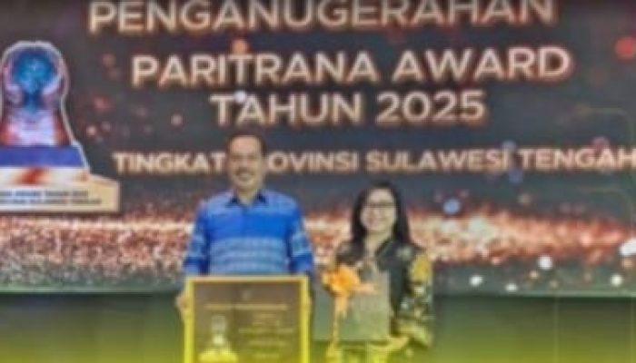 Touna Raih Anugerah Paritrana Award 2025, Terpaut Satu Peringkat Dari Kota Palu
