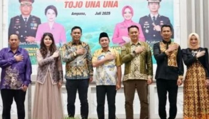 Kapolres Touna Resmi Berganti, Bupati Touna Hadiri Acara Pisah Sambut