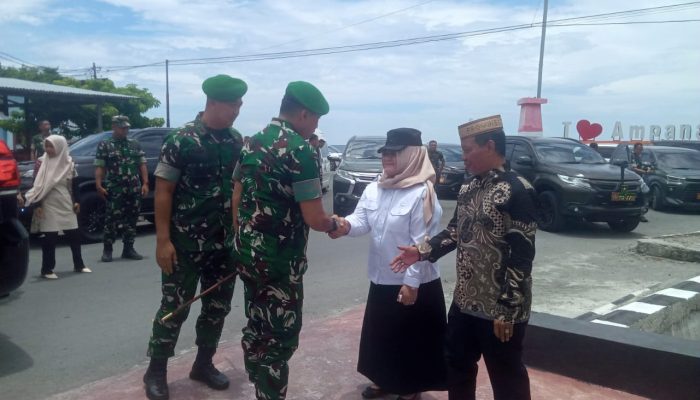 Kunjungan Pangdam XXIII Palaka Wira Di Koramil 1307-05 Ratolindo, Mayjen TNI Jonathan Binsar Sebut Bangun Kodim Di Touna Akan Jadi Prioritas