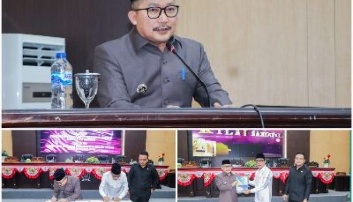 Pemerintah Daerah Bersama DPRD Banggai, Sahkan Raperda Perubahan APBD Tahun Anggaran 2025