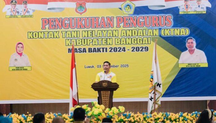 Pengukuhan KTNA Banggai: Irwanto Kulap Dipercaya Menjadi Ketua Umum Masa Bakti 2024–2029