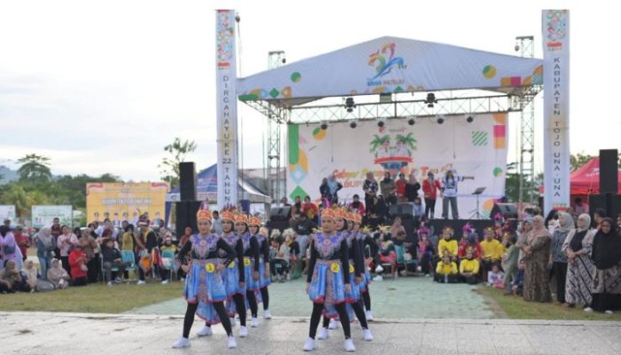 Meriah! Lomba Senam Kreasi Ramaikan HUT  Kabupaten Tojo Una-Una Ke 22