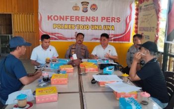 Polres Touna Rilis Tiga Kasus, Tindak Pidana Pembakaran Rumah, Pencurian Dan Narkoba