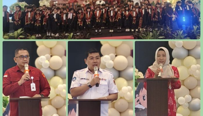 Kadisdikbud Bersama Kajari Banggai Lepas Penamatan 60 Siswa TK Adhyaksa XL Banggai