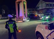 Upaya Jaga Keamanan, Satlantas Polres Touna Laksanakan Patroli Di Sejumlah Titik Di Kota Ampana, Arus Lalin Terpantau Aman dan Lancar